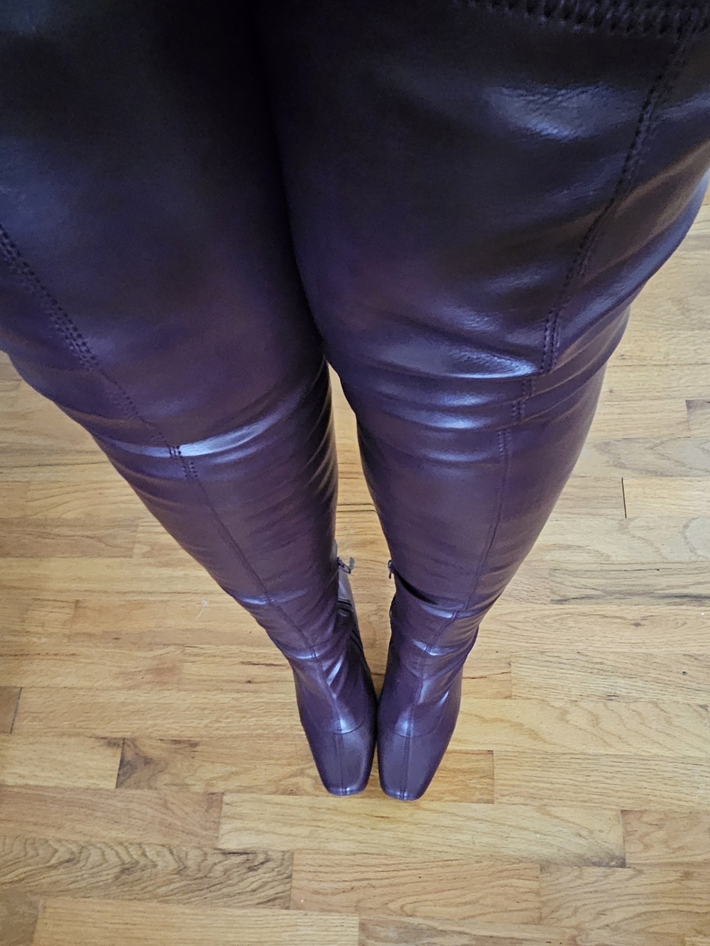 Steve Madden Burgundy Over-the-Knee Thigh High Stiletto Boot OTK - Picture 5 of 14